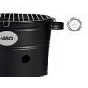 BARBECUE PORTÁTIL CUBO 35CM PRETO