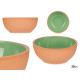 TIGELA DE BARRO 20CM VERDE