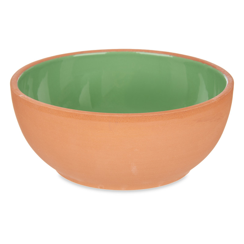 EARTHENWARE BOWL 20CM GREEN 