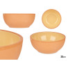 BOL TERRE CUITE 20CM JAUNE