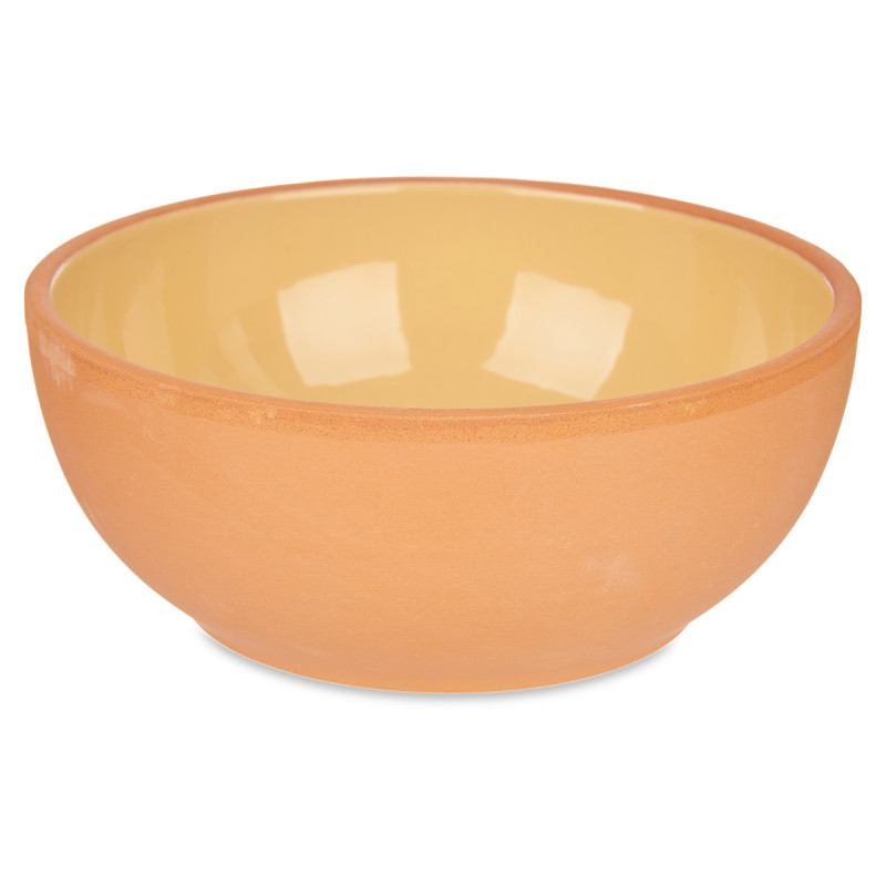 EARTHENWARE BOWL 20CM YELLOW 
