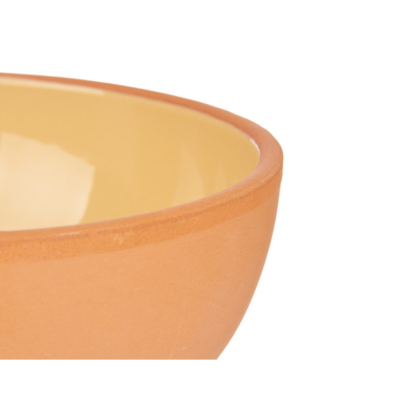 EARTHENWARE BOWL 20CM YELLOW 