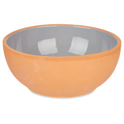 CIOTOLA TERRACOTTA 20CM COLORE GRIGIO