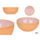 BOL TERRE CUITE 20CM ROSE