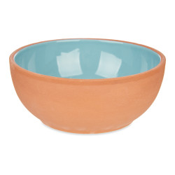 BOL TERRE CUITE 20CM TURQUOISE