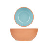 EARTHENWARE BOWL 20CM TURQUOISE
