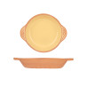 CASSERUOLA TERRACOTTA ROTONDA MANICI 20CM GIALLO