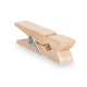 SET OF 12 NATURAL WOOD CLOTHES PINS MEDIUM