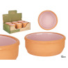 CASSEROLE TERRE CUITE ROND 12CM ROSE