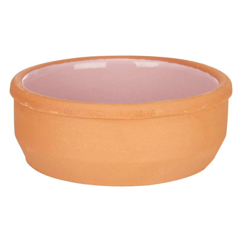 CASSERUOLA TERRACOTTA ROTONDA 12CM ROSA