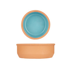 CASSERUOLA TERRACOTTA ROTONDA 12CM TURCHESE