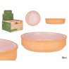 CASSEROLE TERRE CUITE ROND 16CM ROSE