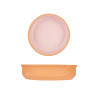 CAZUELA BARRO REDONDO 16CM ROSA