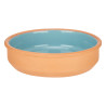 EARTHENWARE ROUND CASSEROLE 12CM TURQUOISE
