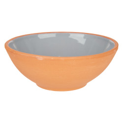 BOL TERRE CUITE ROND15CM GRIS 