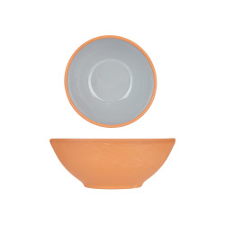 TAÇA DE BARRO REDONDO 15CM CINZENTO