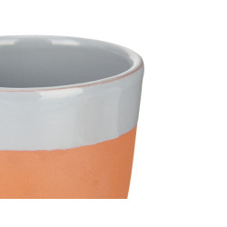 EARTHENWARE GLASS 330ML GREY