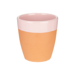 VASO BARRO 330ML ROSA