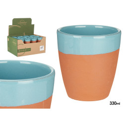 VERRE TERRE CUITE 330ML TURQUOISE 