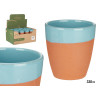 EARTHENWARE GLASS 330ML TURQUOISE