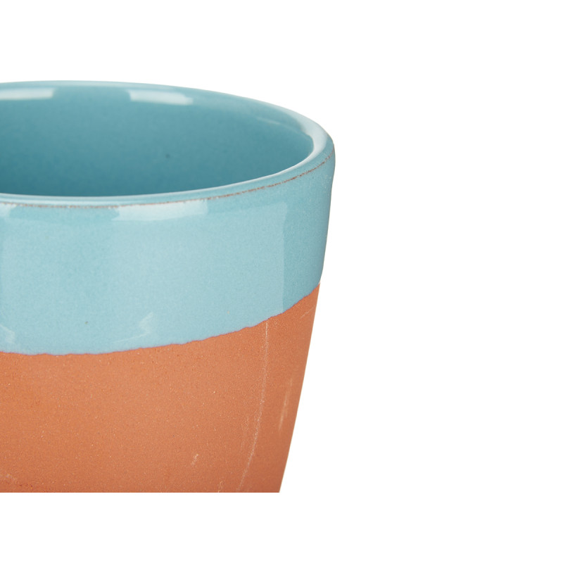 VASO BARRO 330ML TURQUESA