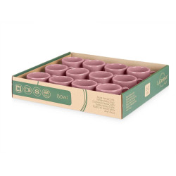 TAZZA CAFFE TERRACOTTA 80ML MANICO ROSA