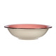 DEEP DISH PINK STONEWARE WITH EDGE