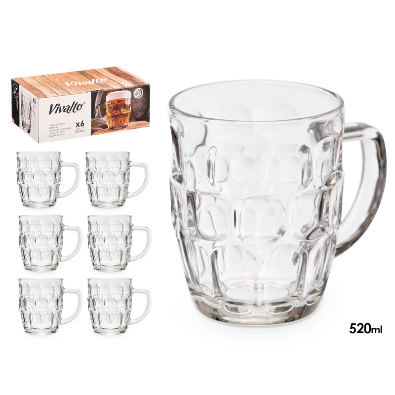 BEER MUG 520 ML HANDLE