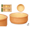SET 6 12CM YELLOW CLAY POT 
