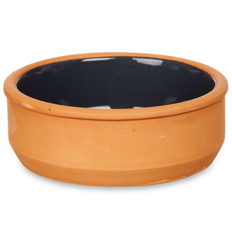 SET 6 CAZUELAS BARRO 12 CM COLOR NEGRO