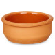 SET 6 8CM BROWN COLOURED CLAY POT