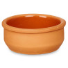 SET 6 CAZUELAS BARRO 8 CM COLOR MARRON