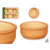 SET 6 CAZUELAS BARRO 8 CM COLOR MOSTAZA