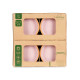 SET 4 CASSEROLES ARGILE 16 CM COULEUR ROSE