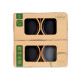 SET 4 CASSEROLES ARGILE 16 CM COULEUR NOIR