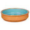 SET 4 CASSEROLES ARGILE 16 CM COULEUR BLEU