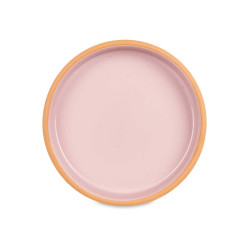 CAZUELA BARRO 23 CM COLOR ROSA