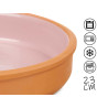 CAÇAROLA DE BARRO 23 CM  ROSA