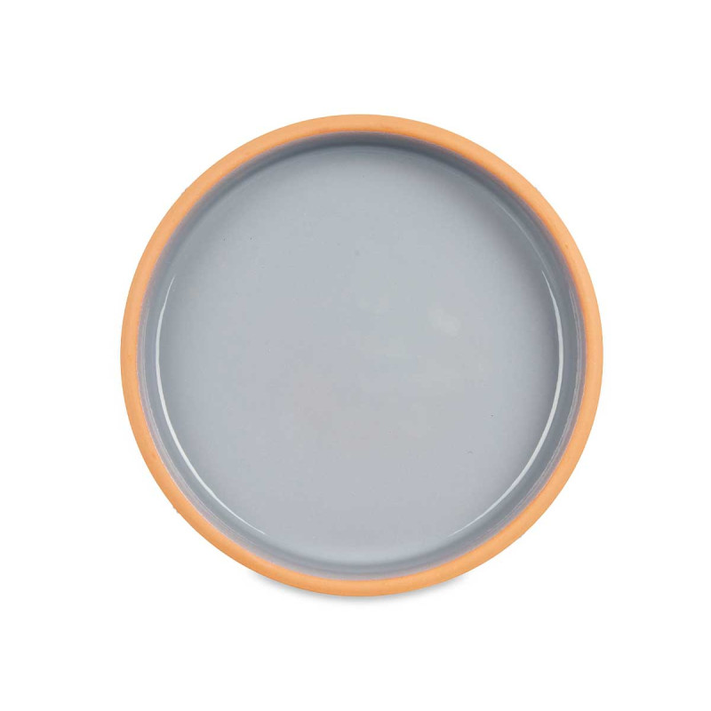 CAZUELA BARRO 23 CM COLOR GRIS