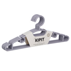 SET 6 HANGERS ASSORTED 3 NEUTRAL COLOURS