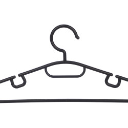 SET 6 HANGERS ASSORTED 3 NEUTRAL COLOURS