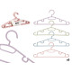SET 6 CINTRES ASSORT 4 COULEURS PASTEL