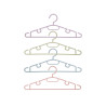SET 6 HANGERS ASSORTED 3 PASTEL COLOURS