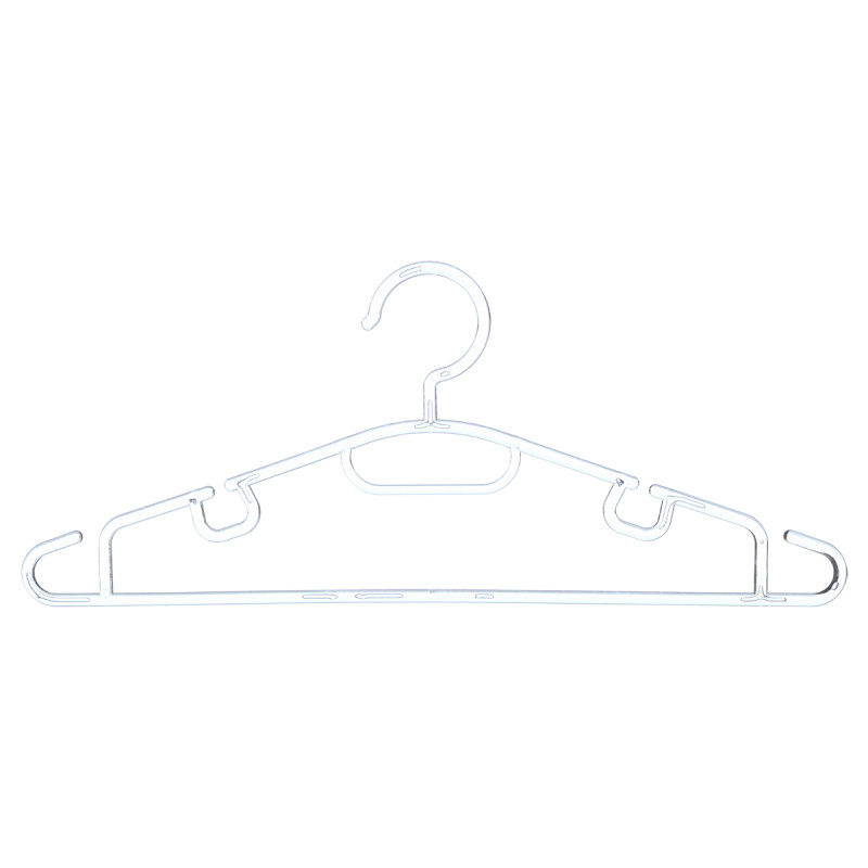 SET 4 HANGERS TRANSPARENT