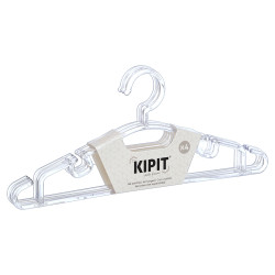 SET 4 HANGERS TRANSPARENT
