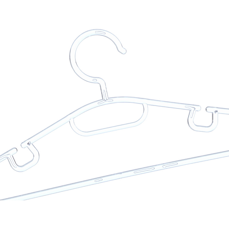 SET 4 HANGERS TRANSPARENT
