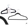SET 6 BLACK FLOCKED HANGERS