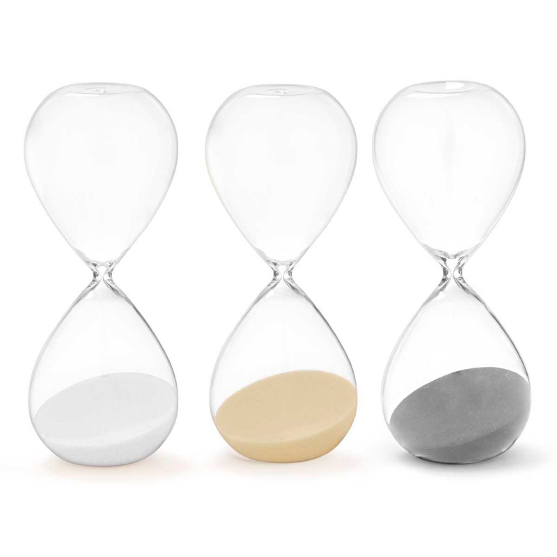 OROLOGIO SABBIA 25CM ASS 3 COL NEUTRO 45 MIN APROX