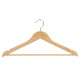 SET 3 WOODEN NATURAL HANGERS