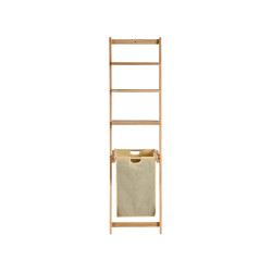 SHELF WITH NATURAL STORAGE BOX 